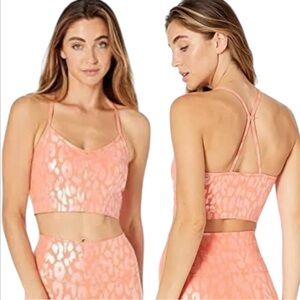 Carbon38 Pink Leopard Sports Bra